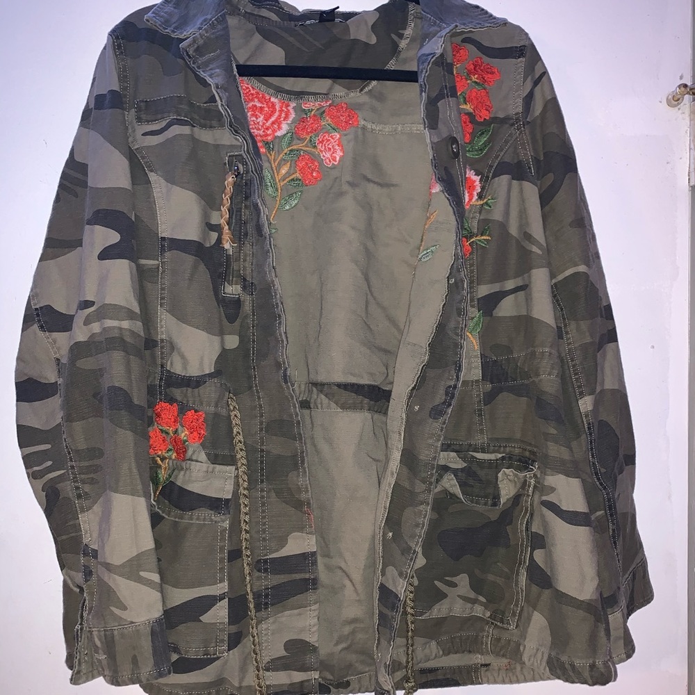 Torrid Camo Cargo Jacket
